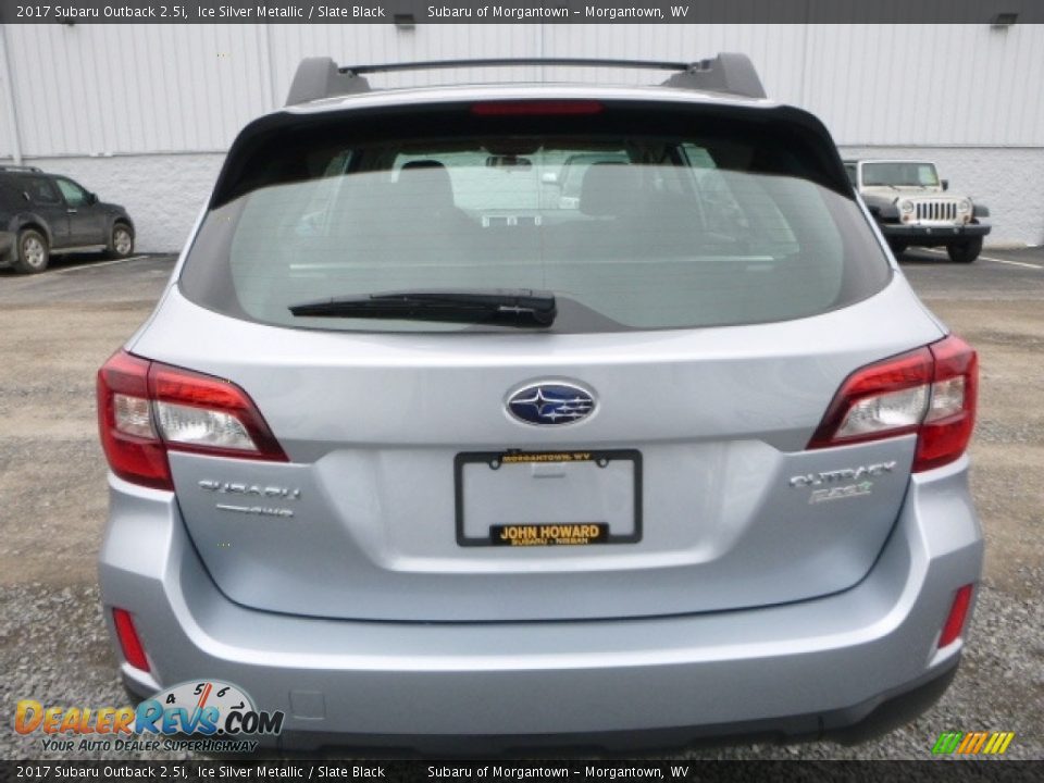 2017 Subaru Outback 2.5i Ice Silver Metallic / Slate Black Photo #8