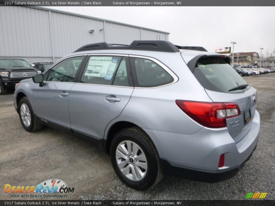 2017 Subaru Outback 2.5i Ice Silver Metallic / Slate Black Photo #9