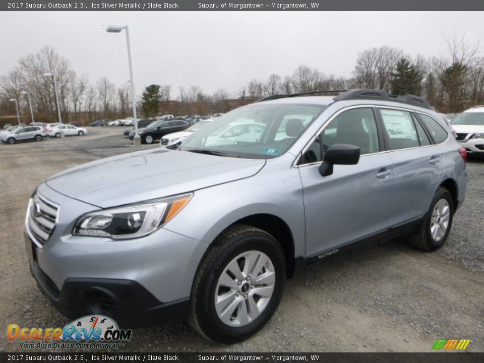 2017 Subaru Outback 2.5i Ice Silver Metallic / Slate Black Photo #11