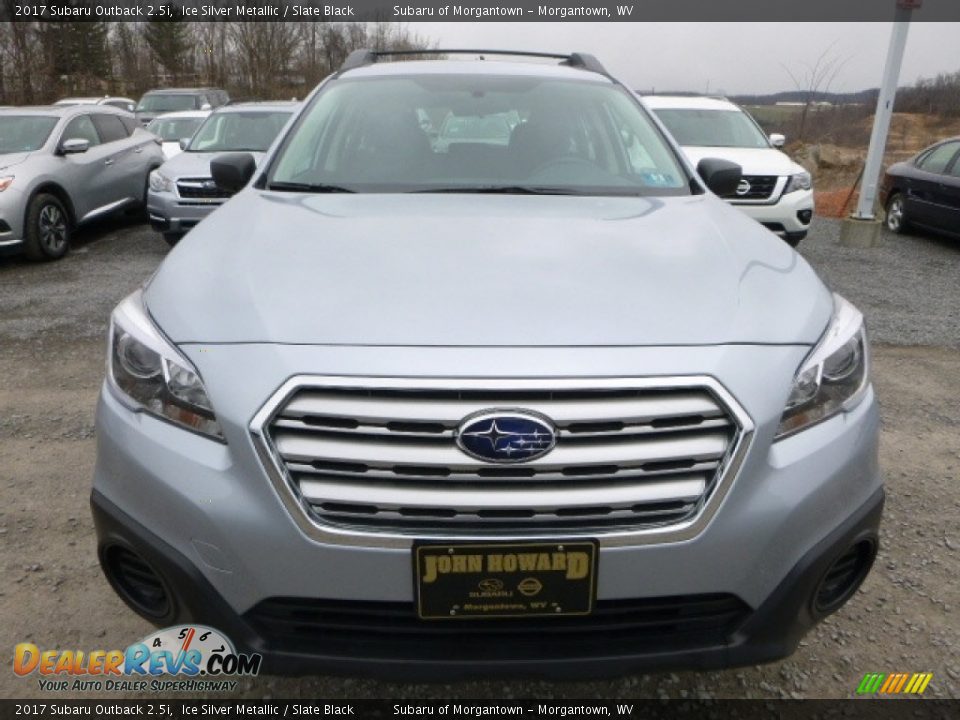 2017 Subaru Outback 2.5i Ice Silver Metallic / Slate Black Photo #12