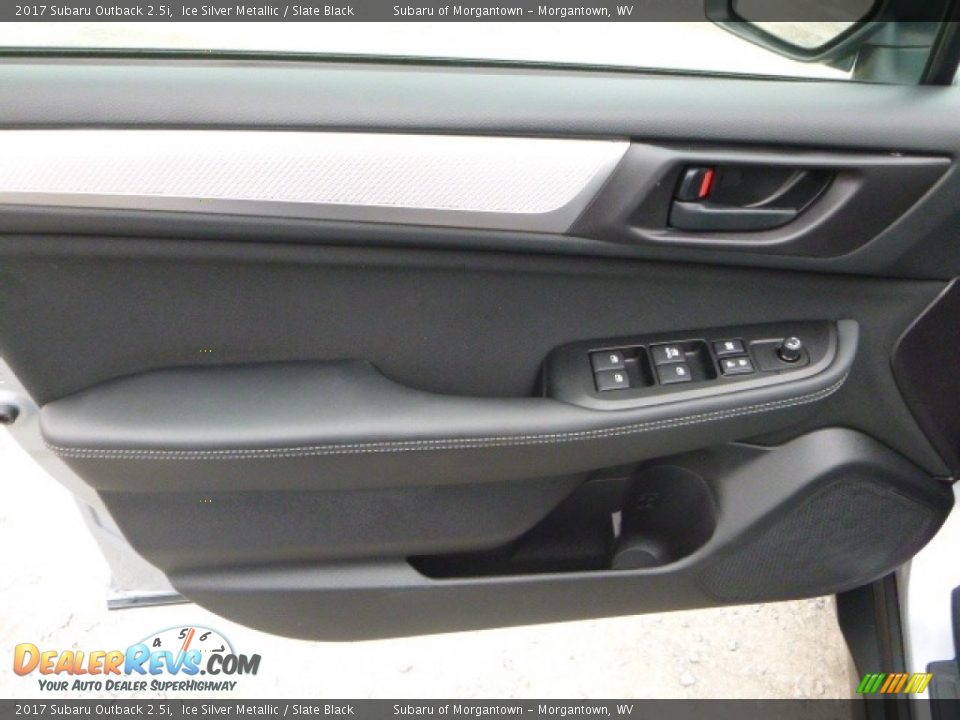 2017 Subaru Outback 2.5i Ice Silver Metallic / Slate Black Photo #14