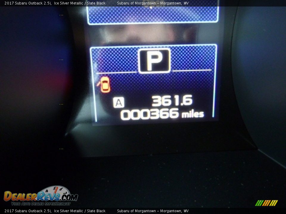 2017 Subaru Outback 2.5i Ice Silver Metallic / Slate Black Photo #17