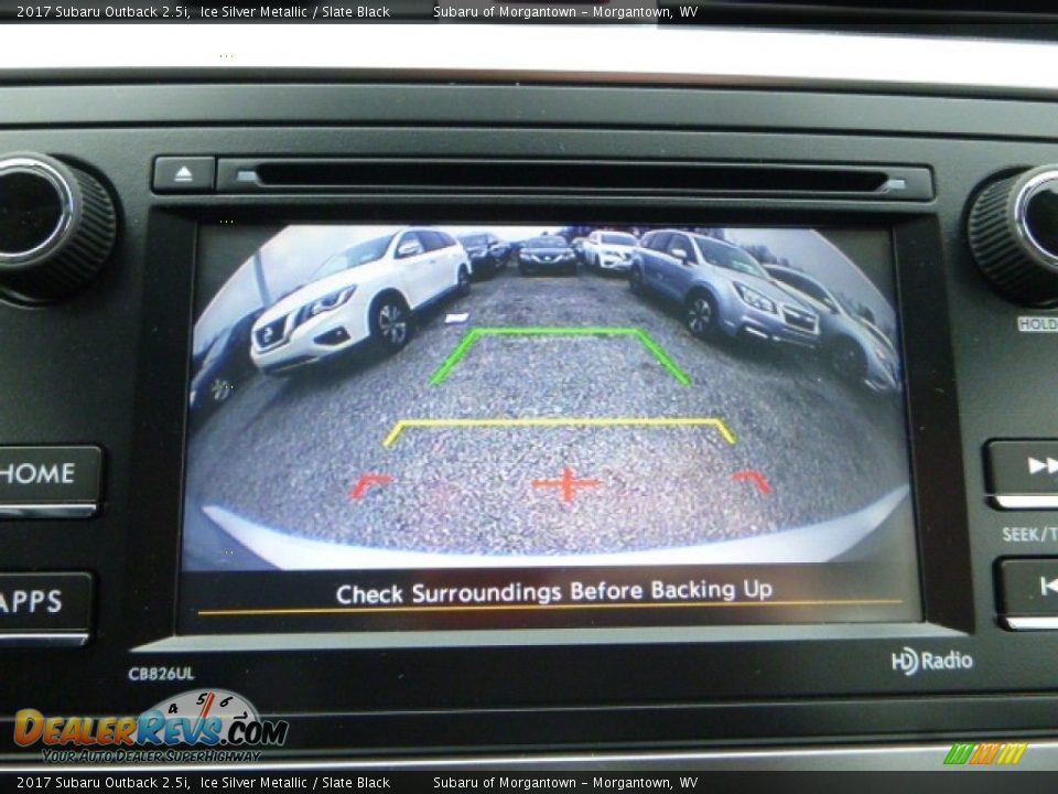 2017 Subaru Outback 2.5i Ice Silver Metallic / Slate Black Photo #18