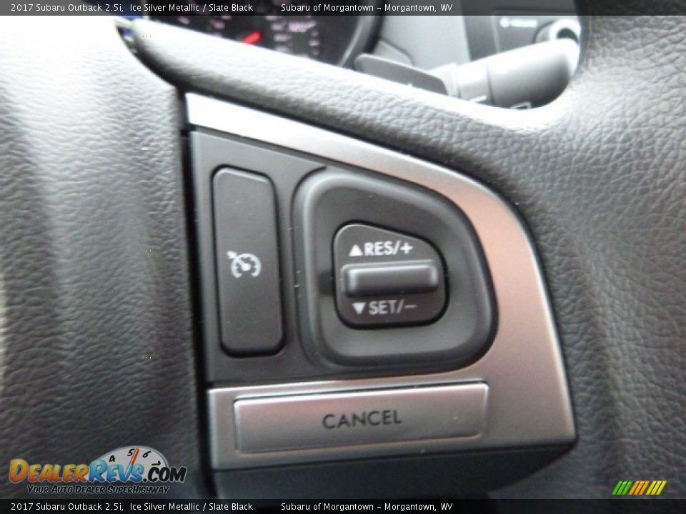 2017 Subaru Outback 2.5i Ice Silver Metallic / Slate Black Photo #19