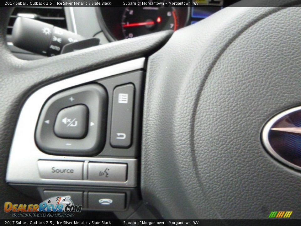 2017 Subaru Outback 2.5i Ice Silver Metallic / Slate Black Photo #20