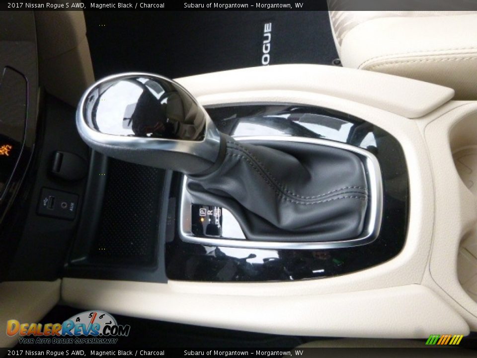 2017 Nissan Rogue S AWD Magnetic Black / Charcoal Photo #18