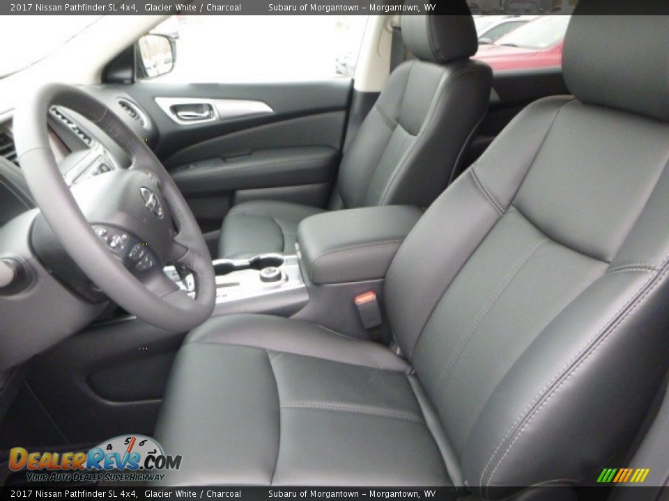 2017 Nissan Pathfinder SL 4x4 Glacier White / Charcoal Photo #14