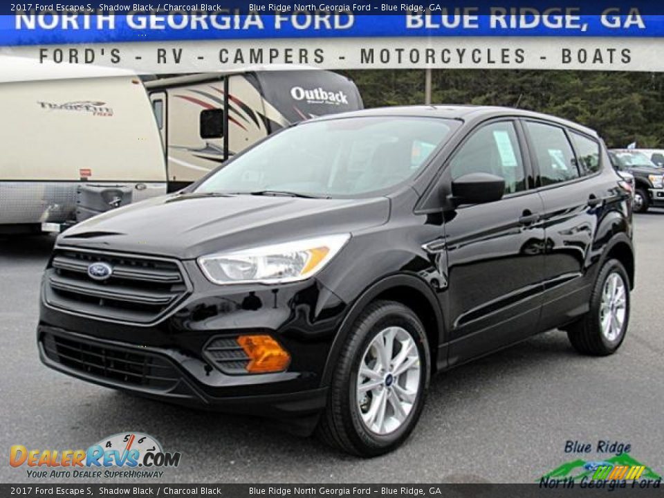 2017 Ford Escape S Shadow Black / Charcoal Black Photo #1