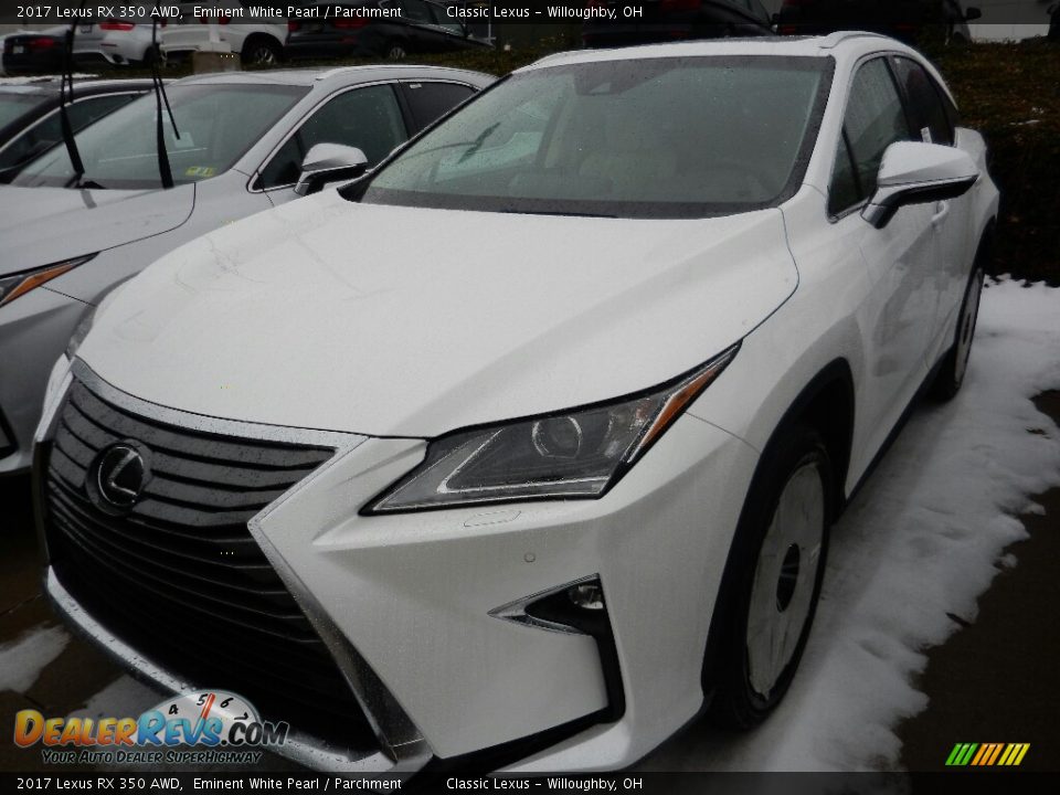 2017 Lexus RX 350 AWD Eminent White Pearl / Parchment Photo #1