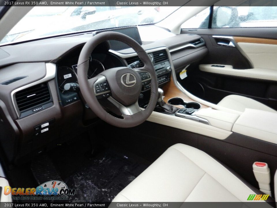 2017 Lexus RX 350 AWD Eminent White Pearl / Parchment Photo #2