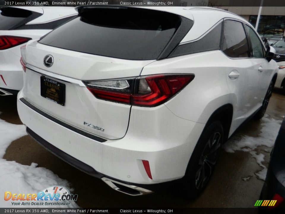 2017 Lexus RX 350 AWD Eminent White Pearl / Parchment Photo #3