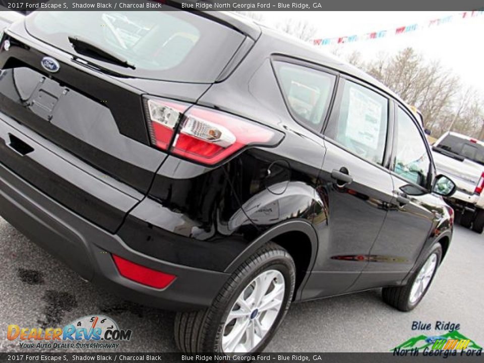 2017 Ford Escape S Shadow Black / Charcoal Black Photo #33