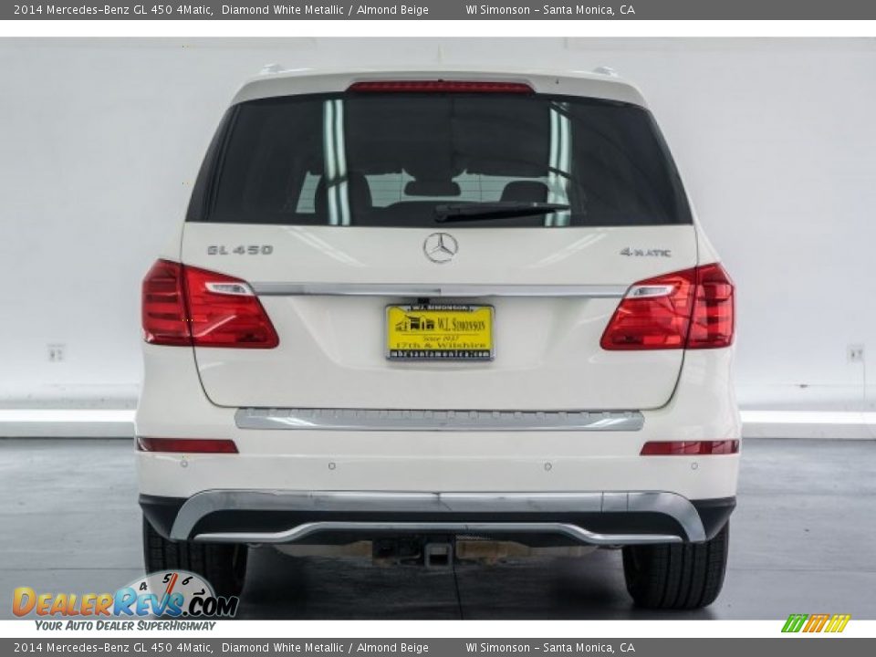 2014 Mercedes-Benz GL 450 4Matic Diamond White Metallic / Almond Beige Photo #3