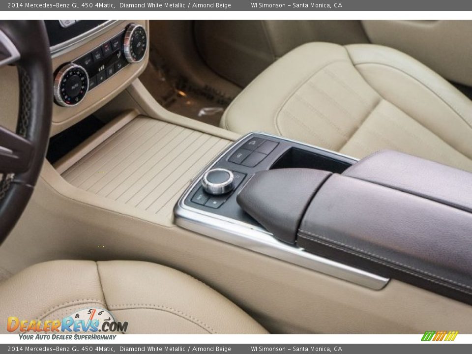 2014 Mercedes-Benz GL 450 4Matic Diamond White Metallic / Almond Beige Photo #18