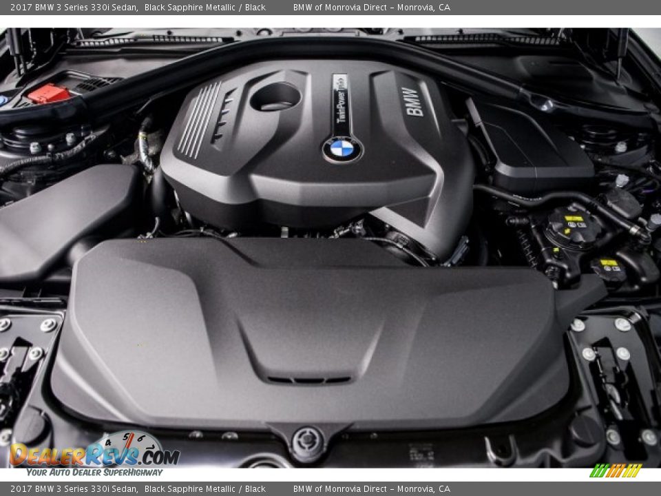 2017 BMW 3 Series 330i Sedan 2.0 Liter DI TwinPower Turbocharged DOHC 16-Valve VVT 4 Cylinder Engine Photo #8