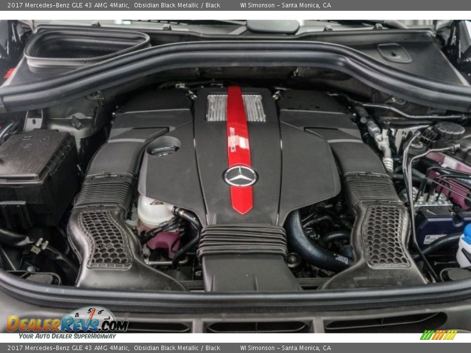 2017 Mercedes-Benz GLE 43 AMG 4Matic 3.0 Liter DI biturbo DOHC 24-Valve VVT V6 Engine Photo #9