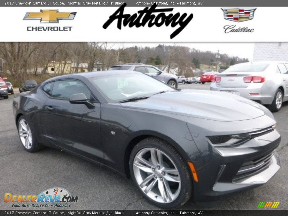 2017 Chevrolet Camaro LT Coupe Nightfall Gray Metallic / Jet Black Photo #1