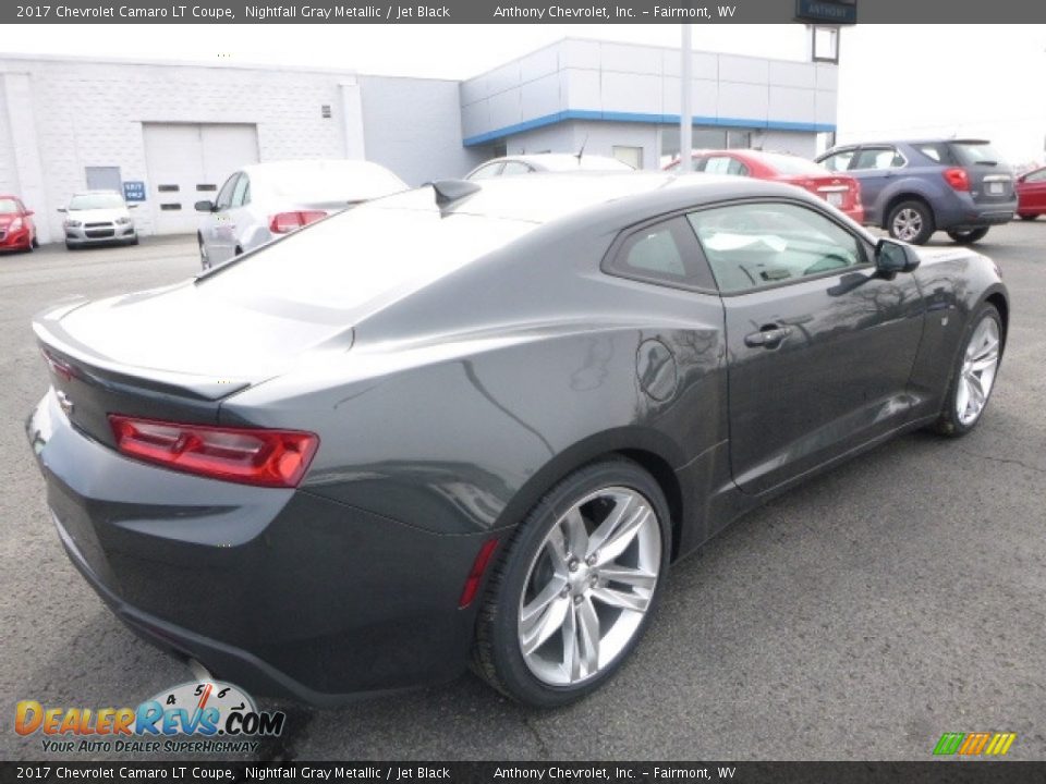 2017 Chevrolet Camaro LT Coupe Nightfall Gray Metallic / Jet Black Photo #8