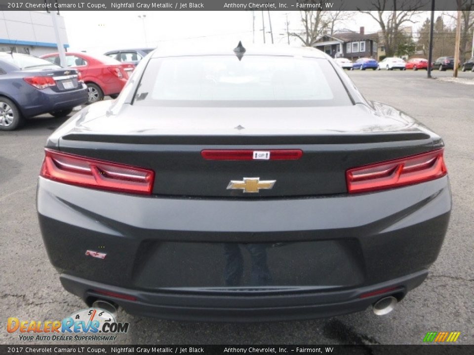 2017 Chevrolet Camaro LT Coupe Nightfall Gray Metallic / Jet Black Photo #9