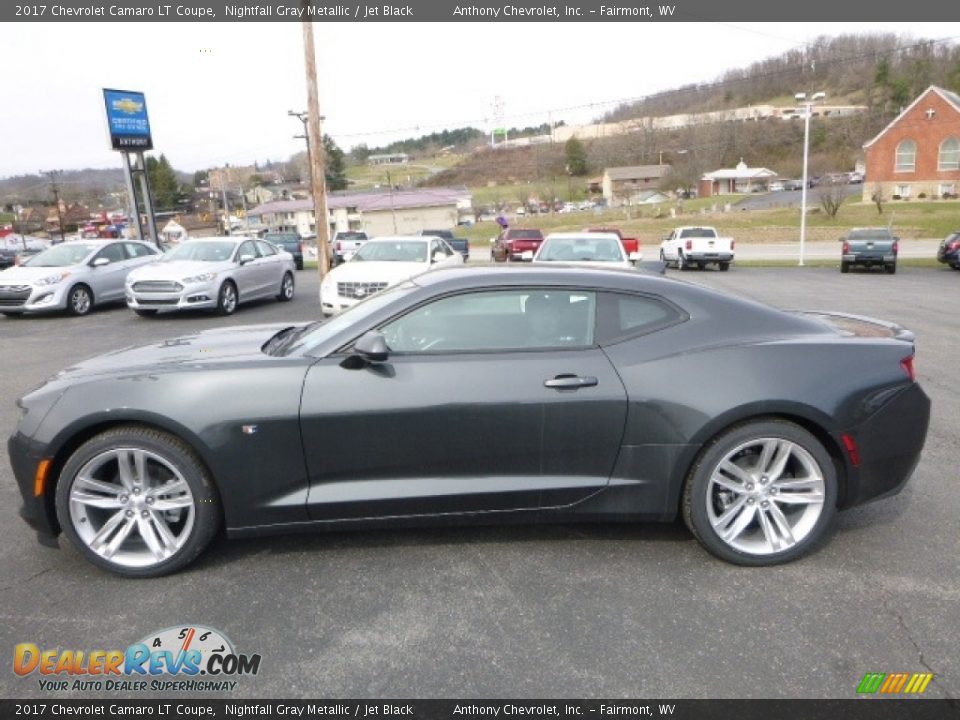 2017 Chevrolet Camaro LT Coupe Nightfall Gray Metallic / Jet Black Photo #11