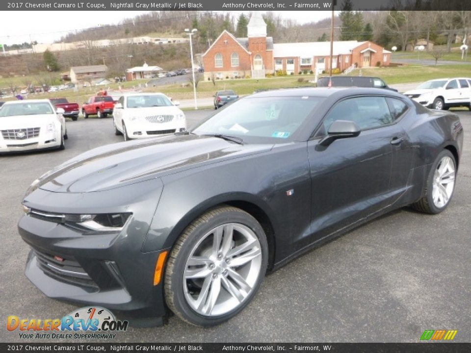 2017 Chevrolet Camaro LT Coupe Nightfall Gray Metallic / Jet Black Photo #12