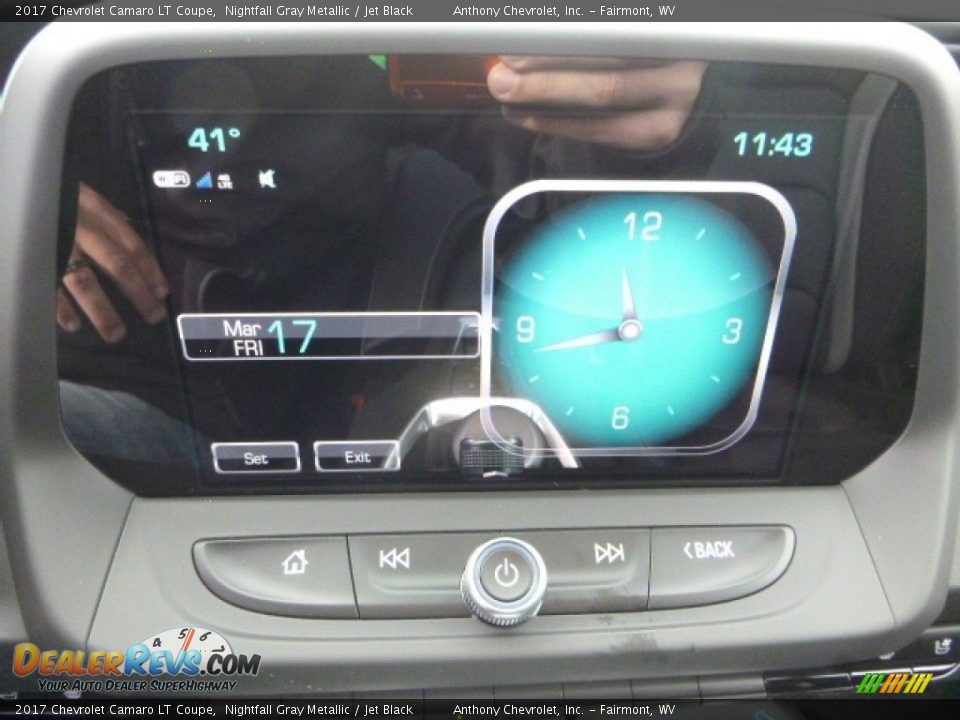 2017 Chevrolet Camaro LT Coupe Nightfall Gray Metallic / Jet Black Photo #17