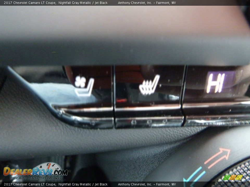 2017 Chevrolet Camaro LT Coupe Nightfall Gray Metallic / Jet Black Photo #18