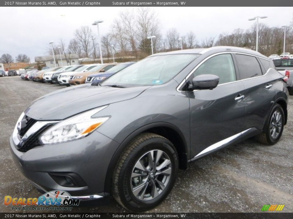 Front 3/4 View of 2017 Nissan Murano SL AWD Photo #10