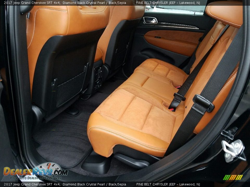 Rear Seat of 2017 Jeep Grand Cherokee SRT 4x4 Photo #8