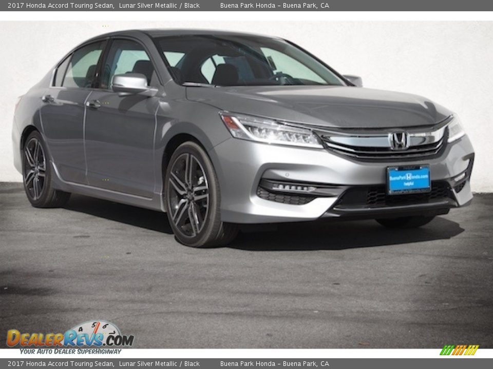 2017 Honda Accord Touring Sedan Lunar Silver Metallic / Black Photo #1