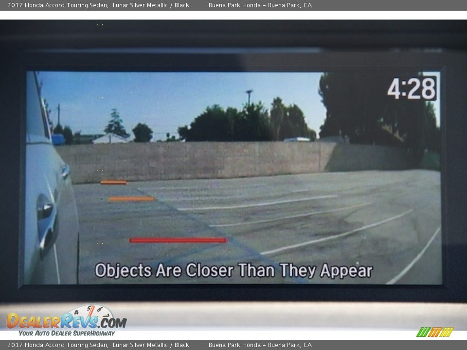 2017 Honda Accord Touring Sedan Lunar Silver Metallic / Black Photo #7