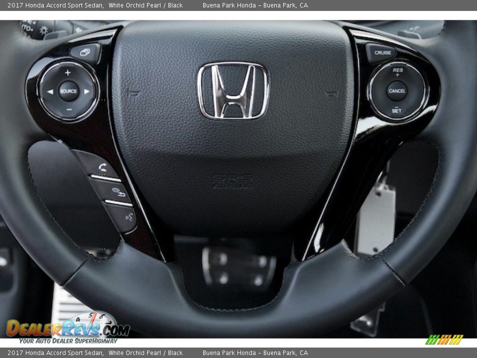 2017 Honda Accord Sport Sedan White Orchid Pearl / Black Photo #9