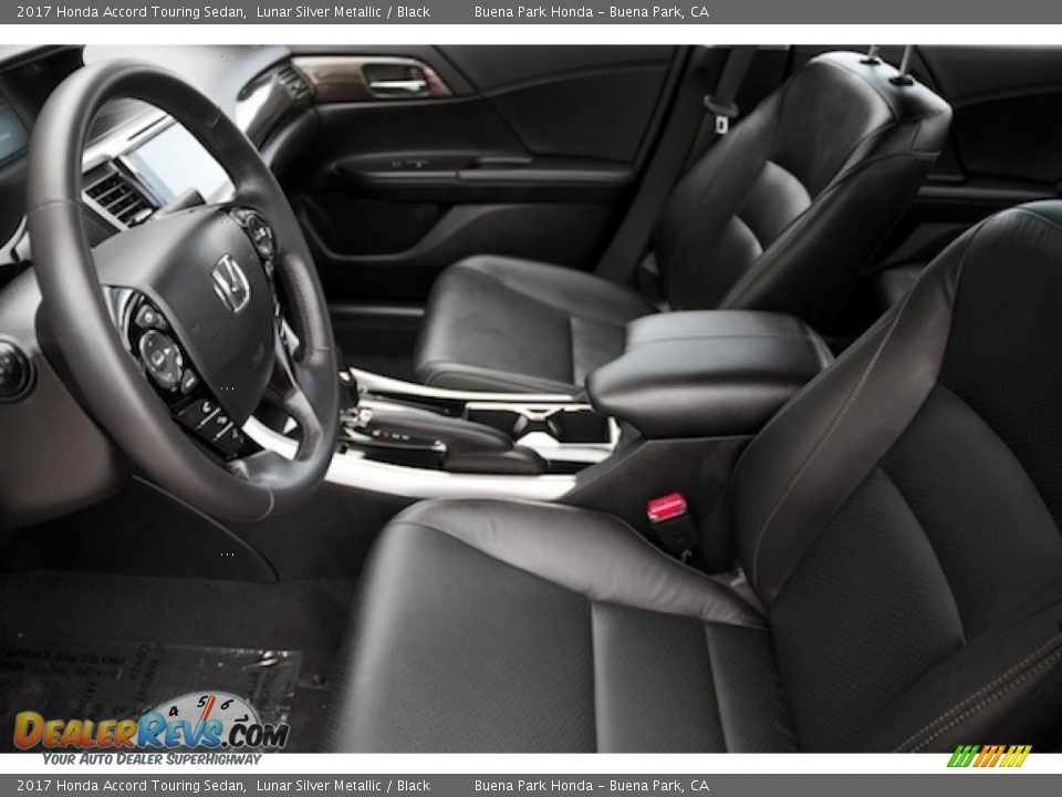 2017 Honda Accord Touring Sedan Lunar Silver Metallic / Black Photo #9