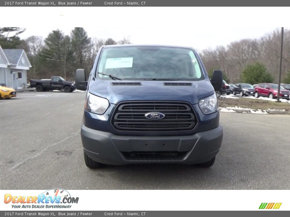 2017 Ford Transit Wagon XL Blue Jeans / Pewter Photo #2