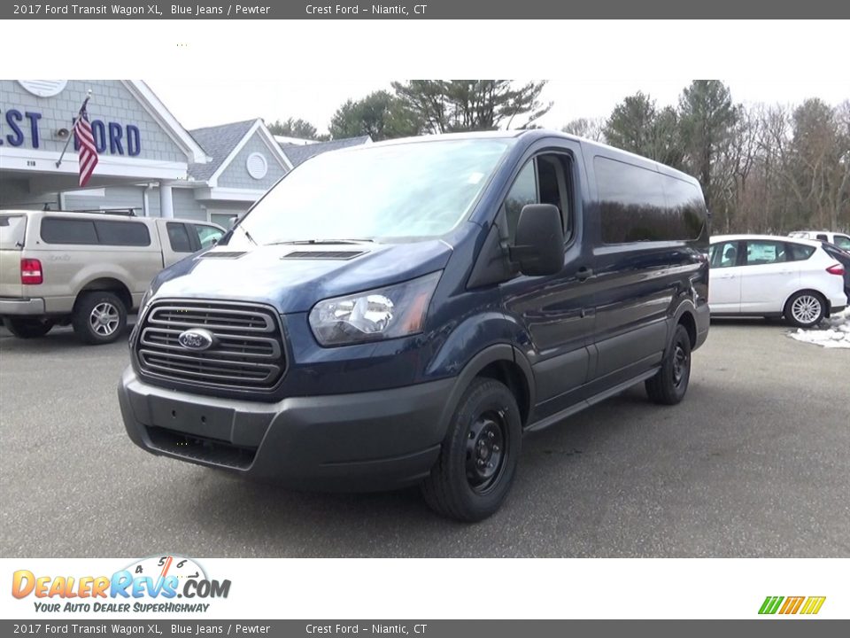 2017 Ford Transit Wagon XL Blue Jeans / Pewter Photo #3