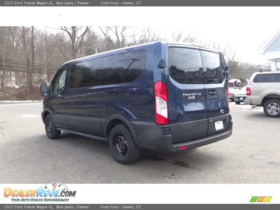 2017 Ford Transit Wagon XL Blue Jeans / Pewter Photo #5