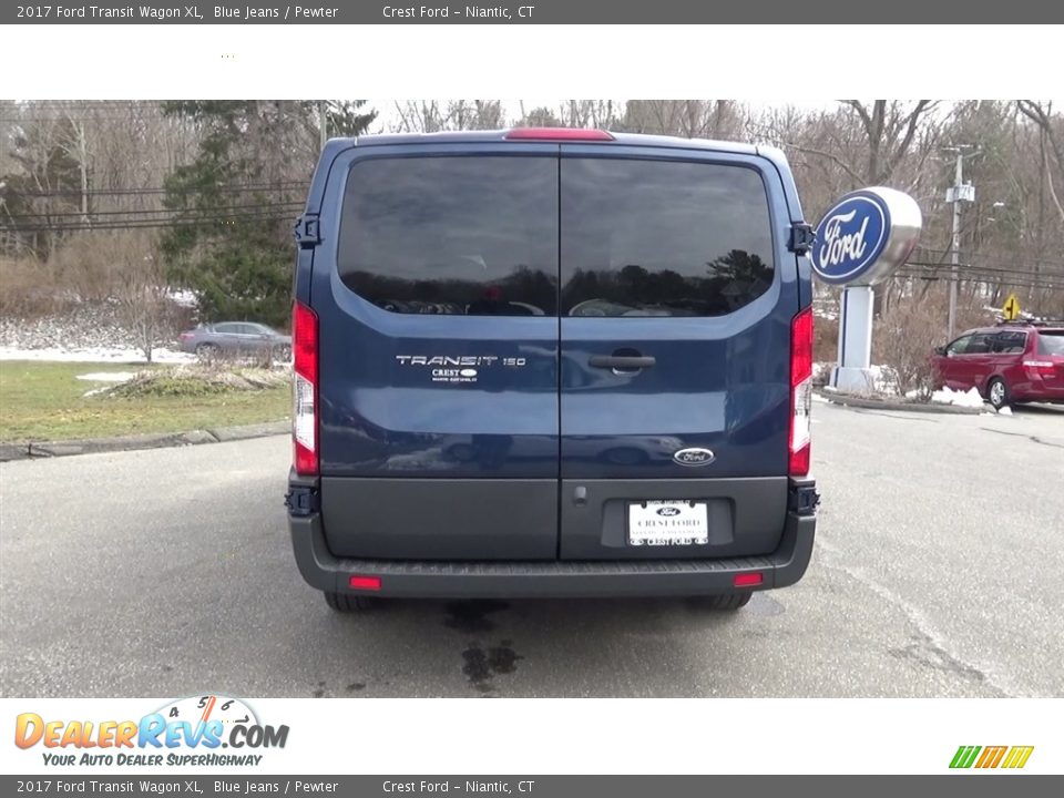 2017 Ford Transit Wagon XL Blue Jeans / Pewter Photo #6
