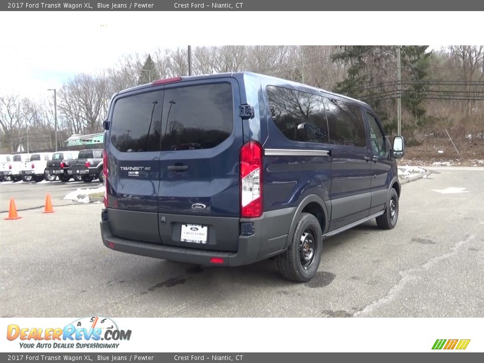 2017 Ford Transit Wagon XL Blue Jeans / Pewter Photo #7