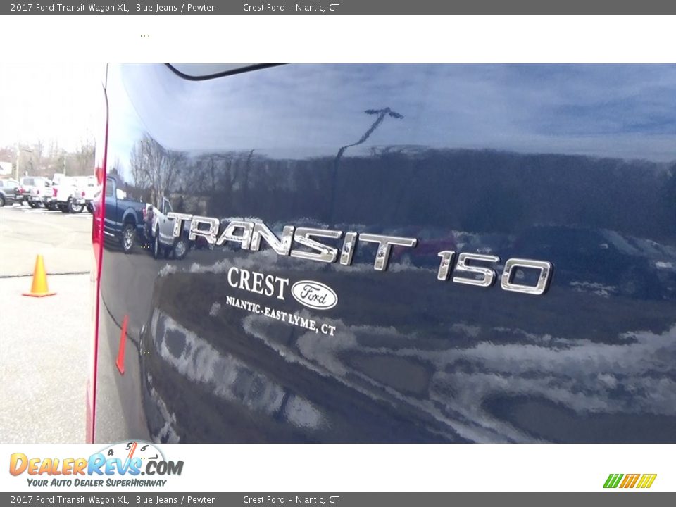2017 Ford Transit Wagon XL Blue Jeans / Pewter Photo #10