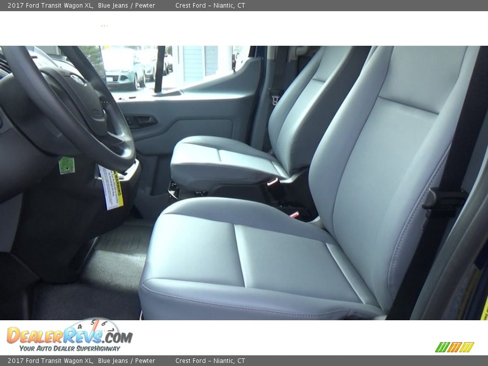 2017 Ford Transit Wagon XL Blue Jeans / Pewter Photo #12