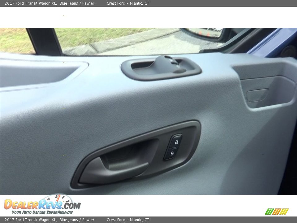 2017 Ford Transit Wagon XL Blue Jeans / Pewter Photo #13