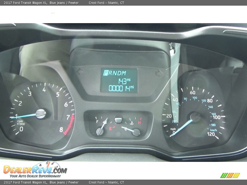 2017 Ford Transit Wagon XL Gauges Photo #14