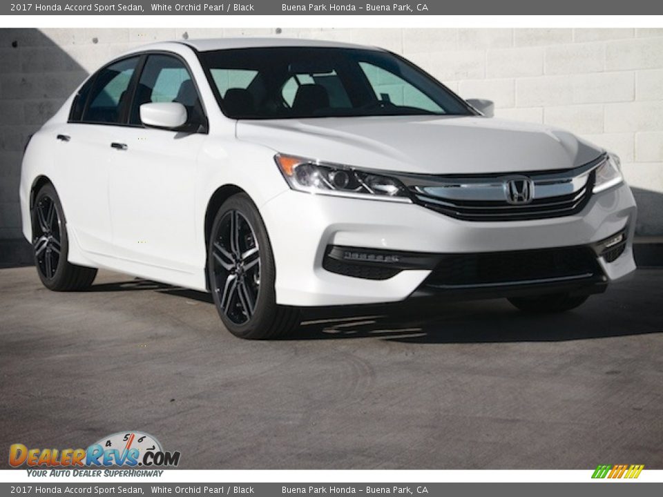 2017 Honda Accord Sport Sedan White Orchid Pearl / Black Photo #1