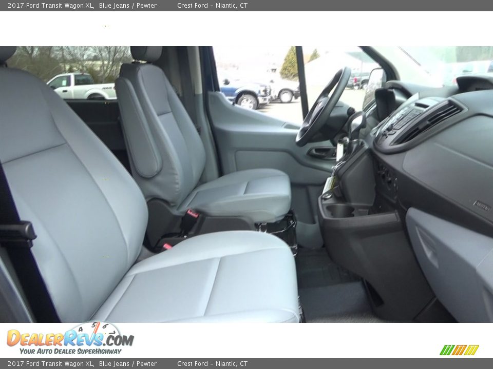 Front Seat of 2017 Ford Transit Wagon XL Photo #22