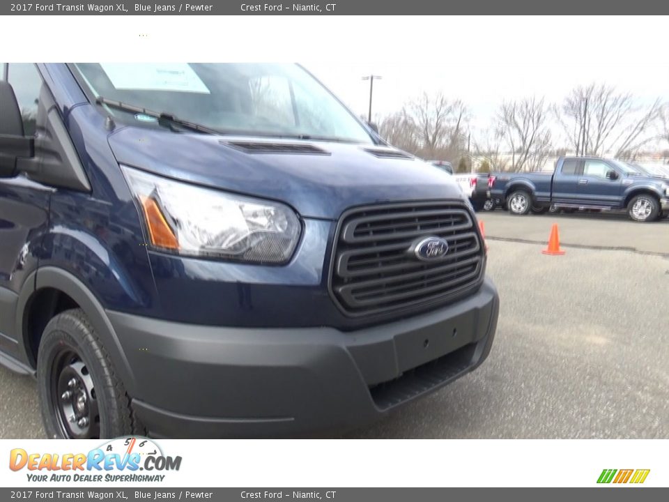 2017 Ford Transit Wagon XL Blue Jeans / Pewter Photo #24