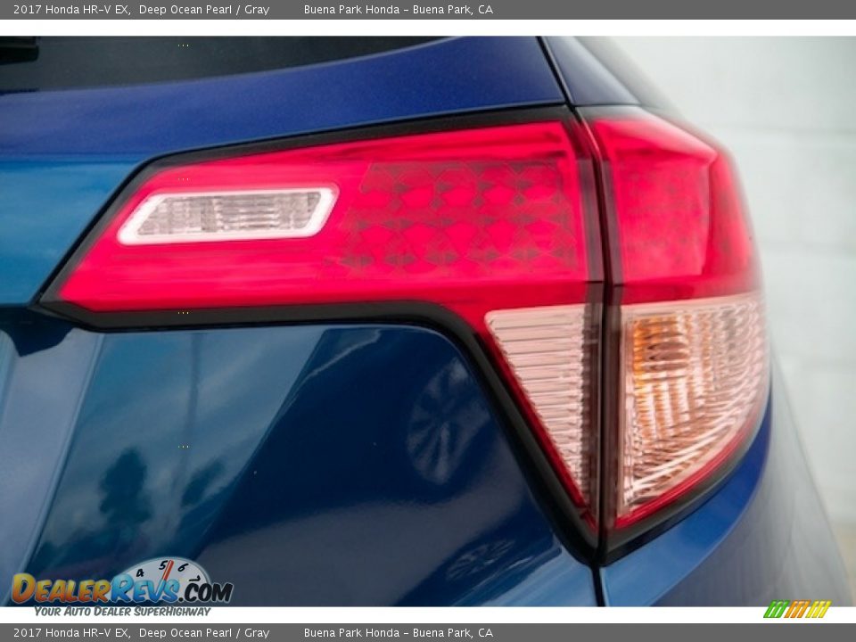 2017 Honda HR-V EX Deep Ocean Pearl / Gray Photo #4