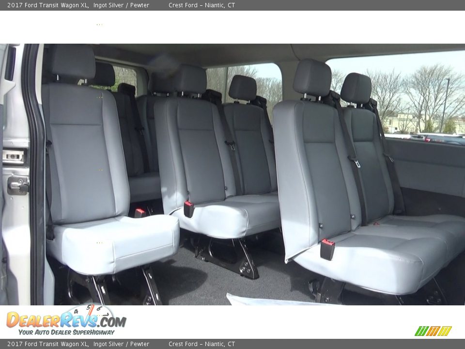 Rear Seat of 2017 Ford Transit Wagon XL Photo #18