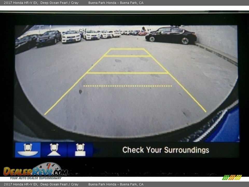 2017 Honda HR-V EX Deep Ocean Pearl / Gray Photo #6