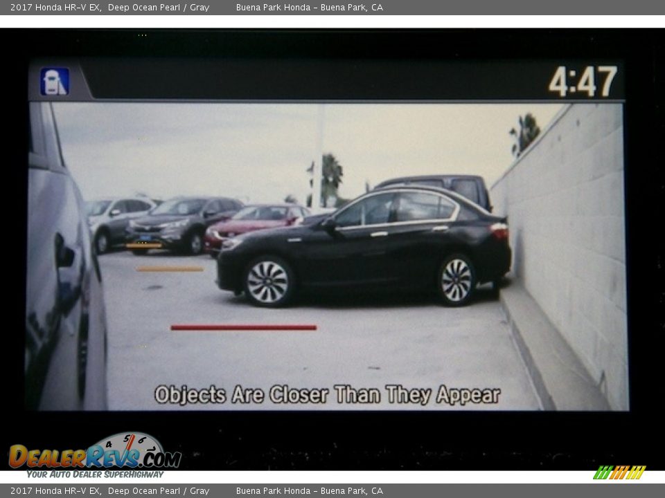 2017 Honda HR-V EX Deep Ocean Pearl / Gray Photo #7