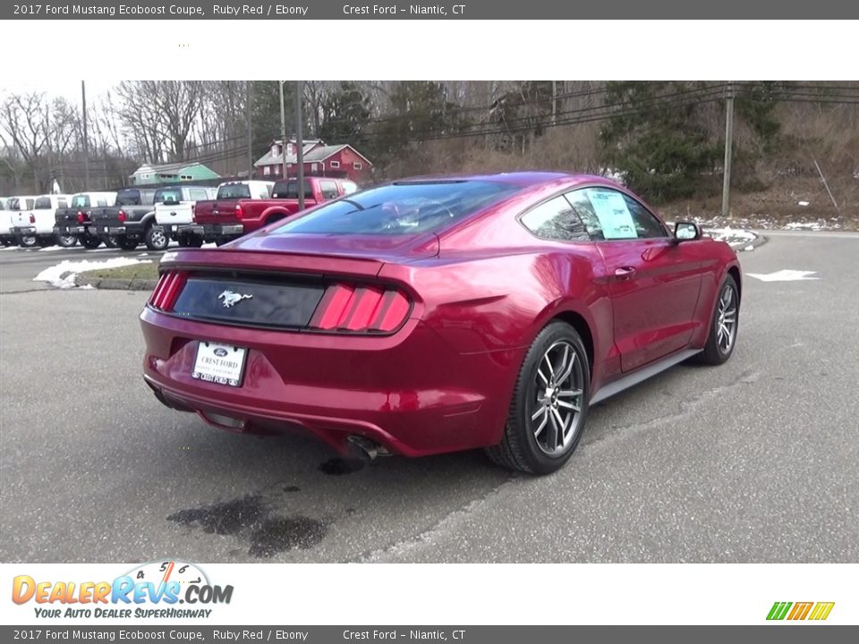 2017 Ford Mustang Ecoboost Coupe Ruby Red / Ebony Photo #7